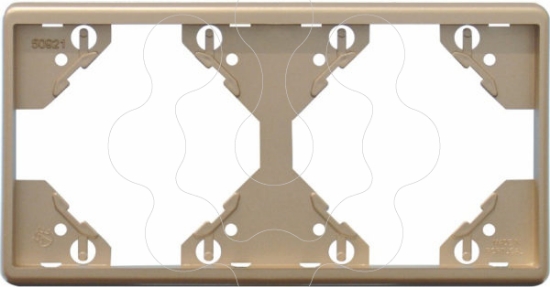 Imagem de ESPELHO DUPLO HORIZONTAL PLATINA