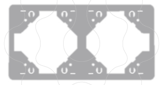 Imagem de ESPELHO DUPLO HORIZONTAL PRATA