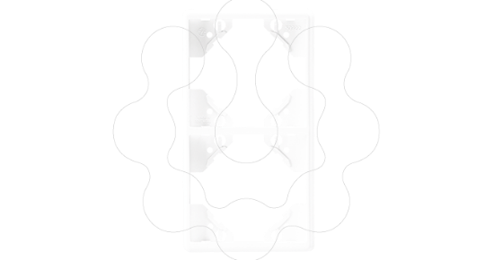 Imagem de ESPELHO DUPLO VERTICAL PRETO MATE