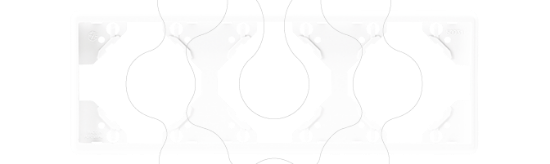 Imagem de ESPELHO TRIPLO HORIZONTAL MARFIM