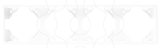 Imagem de ESPELHO QUADRUPLO HORIZ PRETO MATE