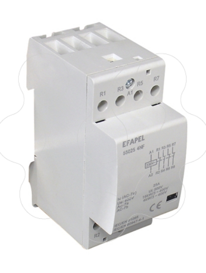 Imagem de CONTACTOR TETRAPOLAR   4NA   230V   25A