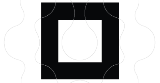 Imagem de ESPELHO SIMPLES PRETO MATE