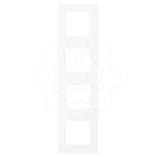 Imagem de ESPELHO QUADRUPLO BRANCO MATE