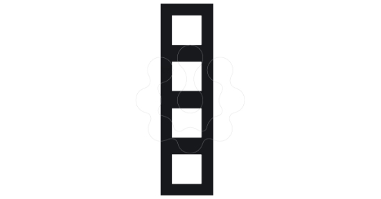 Imagem de ESPELHO QUADRUPLO PRETO MATE