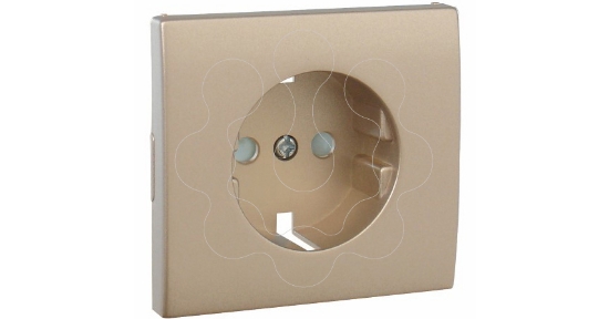 Imagem de CENTRO SCHUKO C/OBTURADOR PLATINA