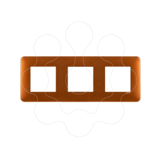 Imagem de ESPELHO QUADRUPLO BRANCO MATE