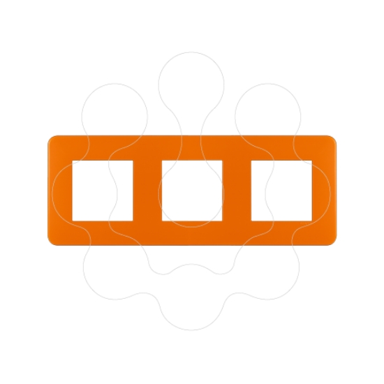 Imagem de ESPELHO TRIPLO LARANJA