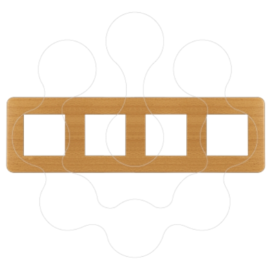 Imagem de ESPELHO QUADRUPLO FAIA