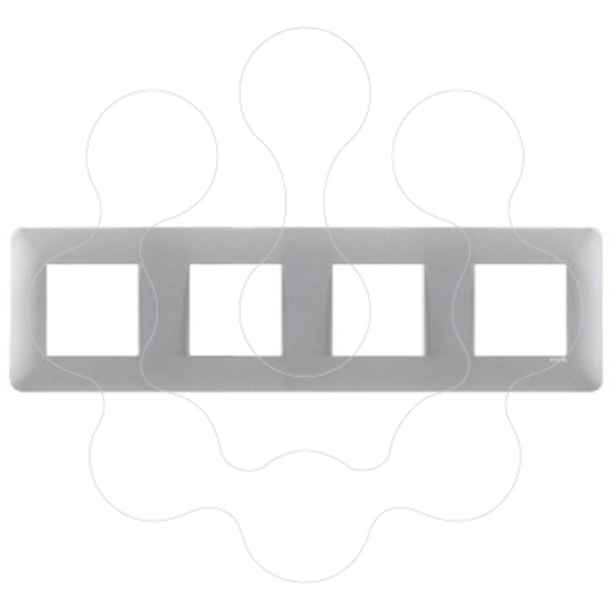 Imagem de ESPELHO QUADRUPLO ALUMINIO