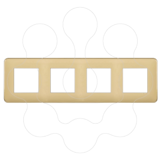 Imagem de ESPELHO QUADRUPLO OURO