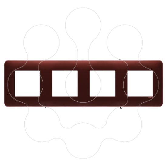 Imagem de ESPELHO QUADRUPLO RUBRO