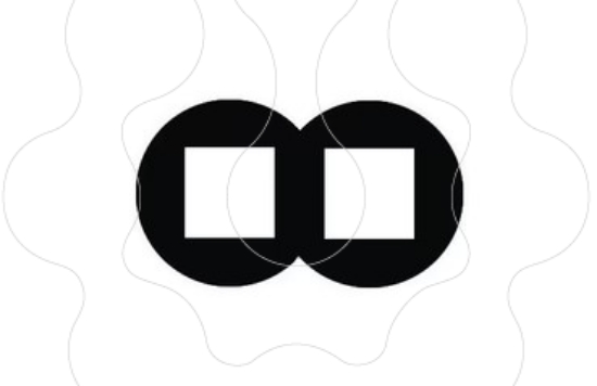 Imagem de ESPELHO DUPLO DESENHO SIZA VIEIRA PRETO MATE