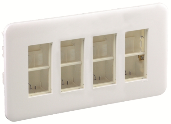 Imagem de Posto de trabalho de embeber 4x4 mod br mate