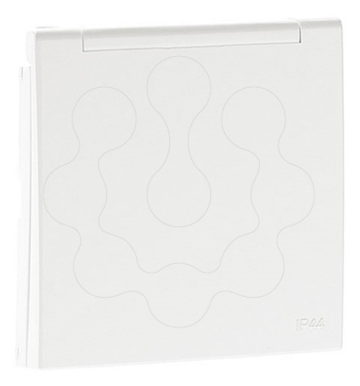 Imagem de CENTRO SCHUKO C/TAMPA E OBTUR IP44 VERDE