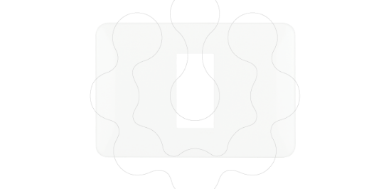 Imagem de ESPELHO 1 MOD P/ARO DE FIXACAO 3 MOD ALUMINA