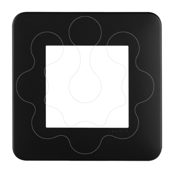 Imagem de ESPELHO SIMPLES PRETO MATE