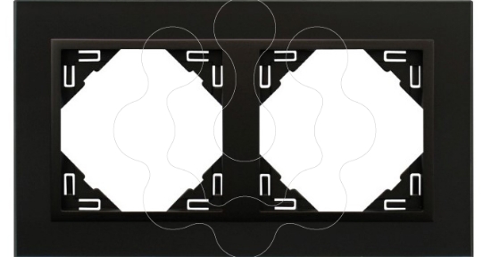 Imagem de ESPELHO DUPLO CRISTAL NEGRO/PRETO MATE