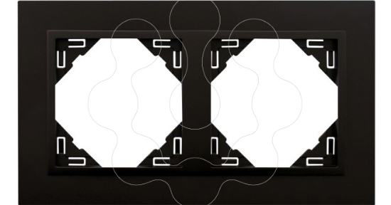 Imagem de ESPELHO DUPLO PRETO MATE/PRETO MATE