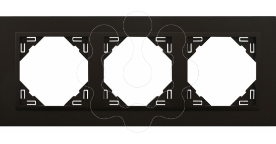 Imagem de ESPELHO TRIPLO PRETO MATE/PRETO MATE