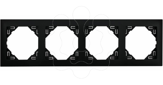 Imagem de ESPELHO QUADRUPLO PRETO MATE