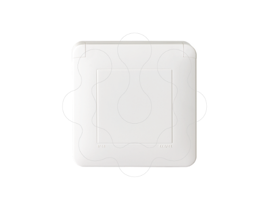 Imagem de Espelho estanque IP44 - 2 mod branco