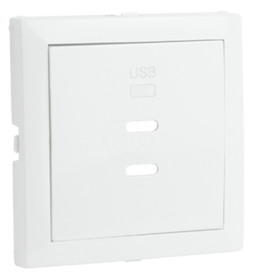 Imagem de CENTRO CARREGADOR DUPLO USB TIPO C BRANCO