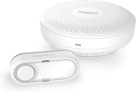 Imagem de DCR311S - Campainha redonda s/fios + botão s/fios, 150 metros