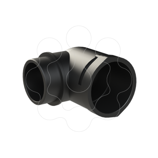 Imagem de ALWD-M508 Bucim PA Curvo , 90° M50 NW48 Preto PMA