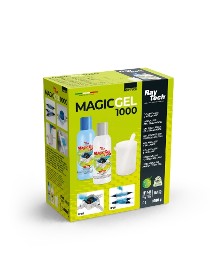 Imagem de Magic Gel 1000, Gel Isolante - 2 garrafas 2x500ml e 1 copo Misturador
