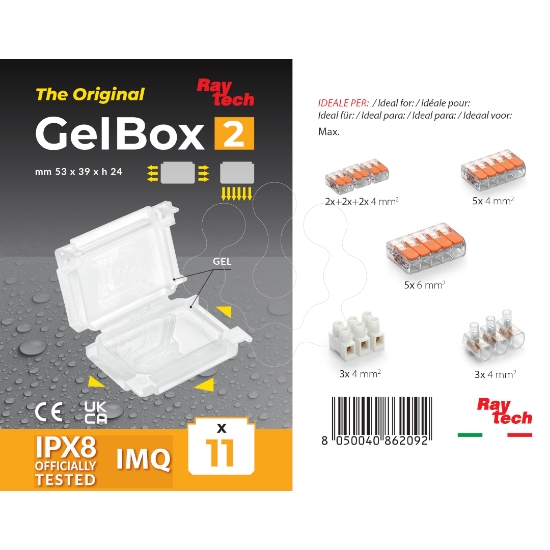 Imagem de GELBOX 2   53x39x24mm BLISTER 12UN RAYTECH