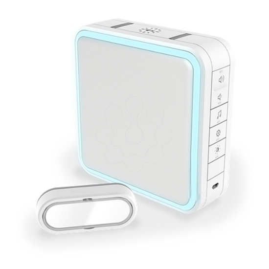 Imagem de DC917SL - Campainha Premium Programável + botão s/fios, 200m