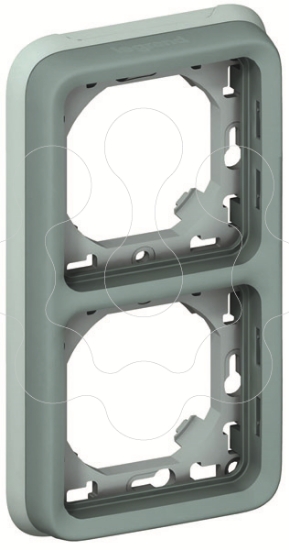 Imagem de PLEXO QUADRO DUPLO VERTIC.CINZ