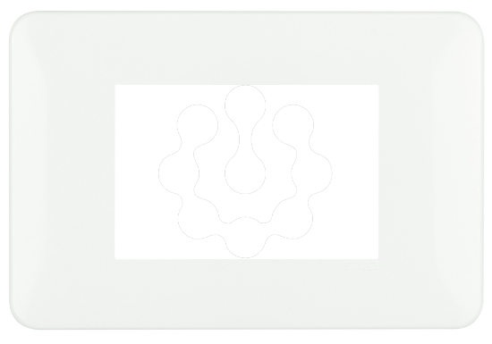 Imagem de ESPELHO 3 MÓD P/ARO DE FIXAÇÃO 3 MÓD BRANCO