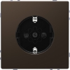 Imagem de D-Life - Tomada 2P+T com obturadores lig.rápida - 16A - Metal mocca
