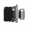 Imagem de Botão de pressão iluminado verde ø 22 – mola encastrada - 24 v - 1no+1nc