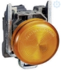 Imagem de Sinalizador led - amarelo 24vca/cc c/ aro fix met