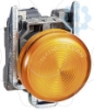 Imagem de Sinalizador led - amarelo 24vca/cc c/ aro fix met