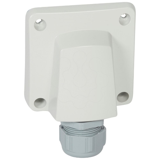 Imagem de Plexo IP 55 monobloco encastrar - Saída de cabos 20 A / 32 A, Cinzento