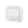 Imagem de Plexo IP 55 monobloco encastrar - Botão simples luminoso porta-etiqueta, Branco