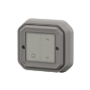 Imagem de Plexo with Netatmo - Interruptor estores conectado, sem fios/bateria, Cinzento