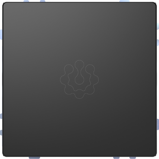 Imagem de Push-button Pro Antracite D-Life, sensor temperatura, modo touchless