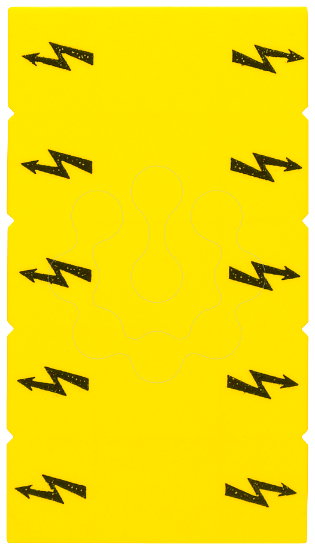 Imagem de WARNING COVERS 6,2MM, YELLOW