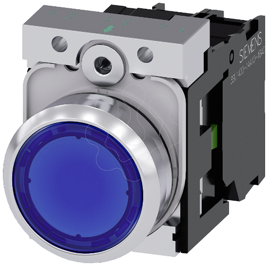 Imagem de Illuminated pushbutton, blue