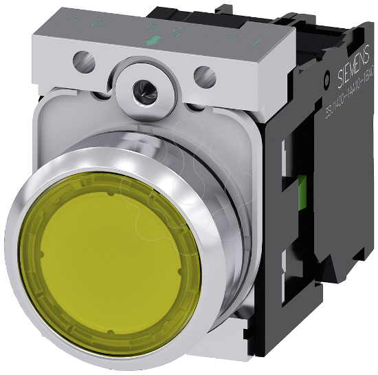 Imagem de Illuminated pushbutton, yellow