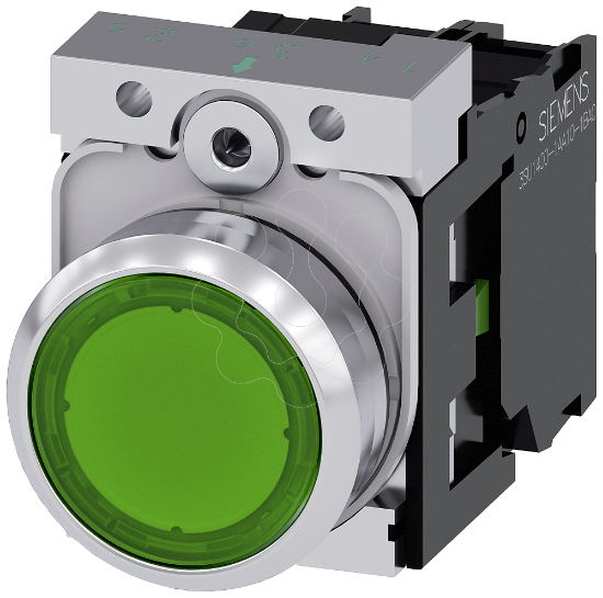 Imagem de Illuminated pushbutton, green