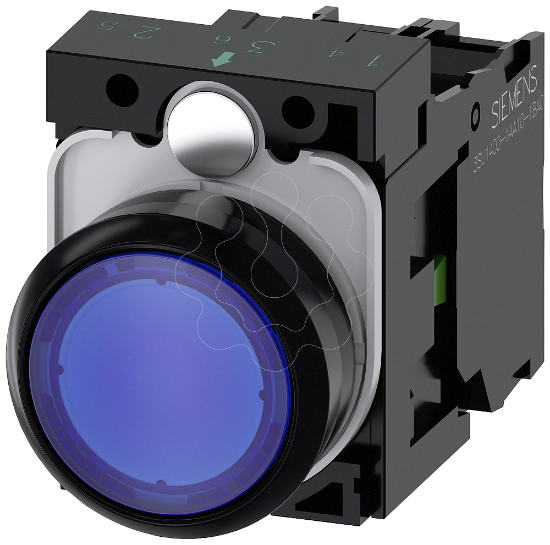 Imagem de Illuminated pushbutton, blue