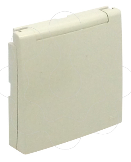 Imagem de CENTRO SCHUKO C/TAMPA E OBTUR IP44 MARFIM