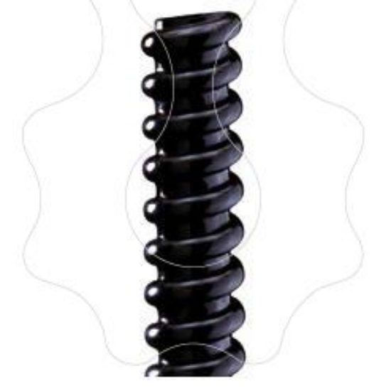 Imagem de Tubo Espiral Diflex Ø10mm - Preto