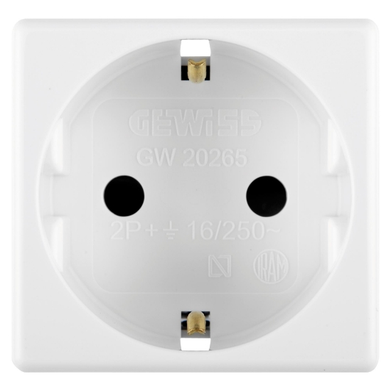 Imagem de Tomada 2P+T 16A Norma Espanhola Branco